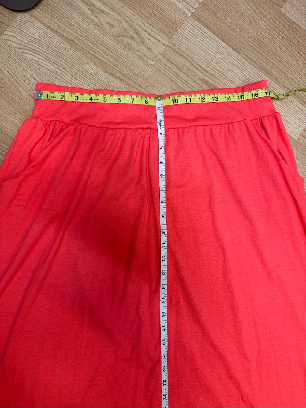 Maurices XL Coral Knit Maxi Skirt Stretch Casual Lounge Summer - Picture 6 of 10